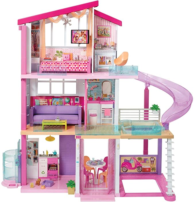 ​Barbie Dreamhouse Dollhouse with Pool, Slide and Elevator